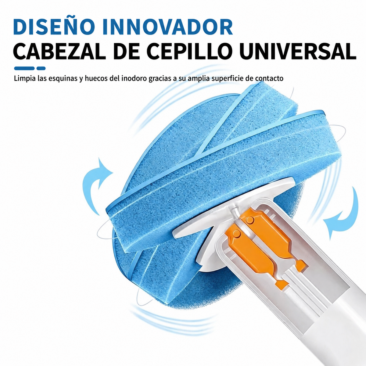 Heroza™ diseño innovador cabezal de cepillo universal