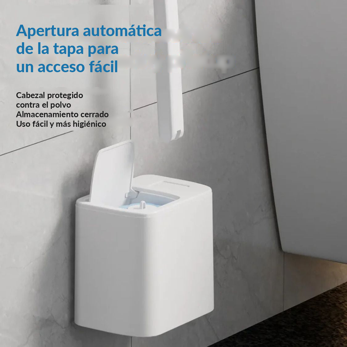 Heroza™ apertura automática de la tapa para un acceso fácil e higiénico